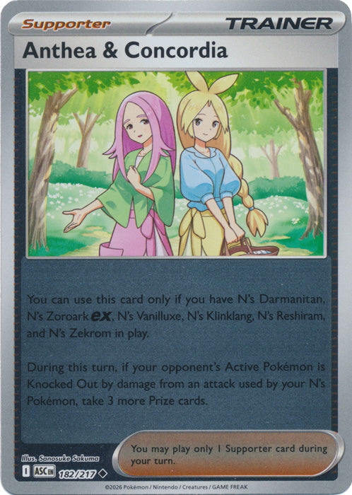 Ascended Heroes Anthea & Concordia #182/217 Reverse Holo